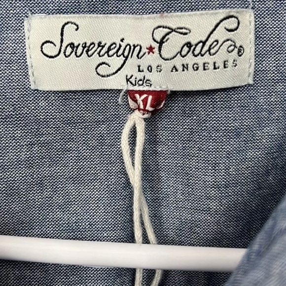 Sovereign code NWoT boys button down shirt XL - Picture 2 of 4